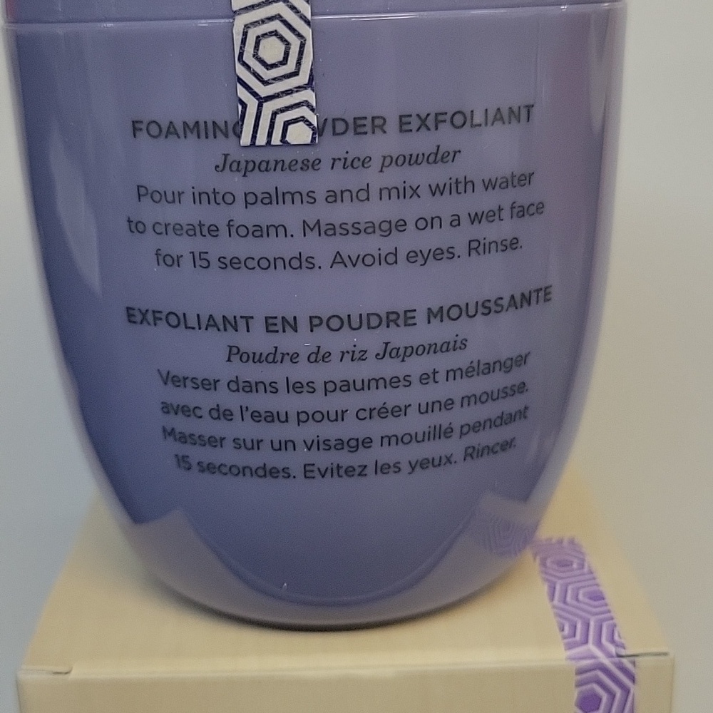 Tatcha Blue Enzyme Powder In Box New Sealed Jar 60g - Picture 2 of 3